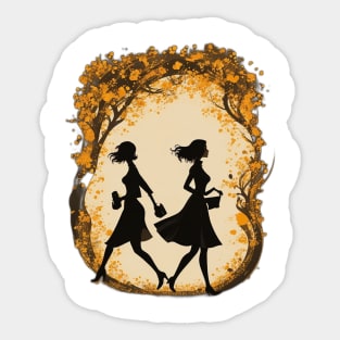 Mysterious Woman Sticker